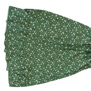 Floral Green Skirt